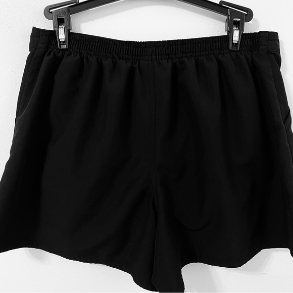 AZUL by Maxine of Hollywood Black Swim shorts W/built-In- briefs size 10 - Picture 5 of 11